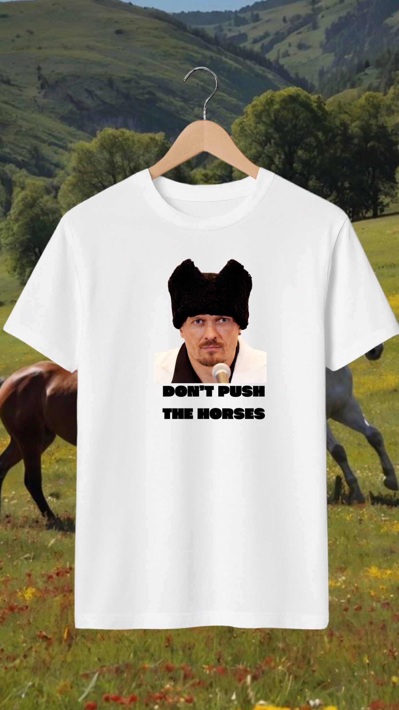 Don’t push the horses