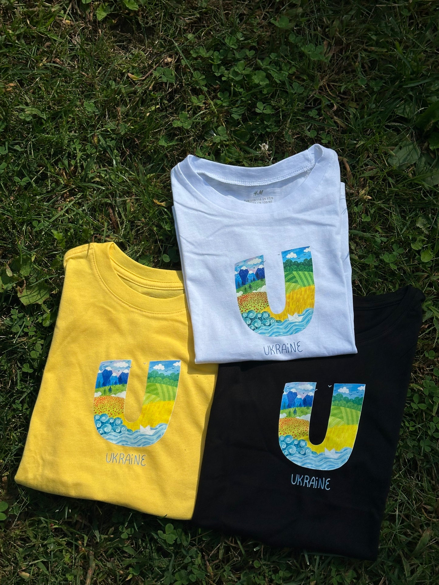 Printed ukrainian kids t-shirt ukraine