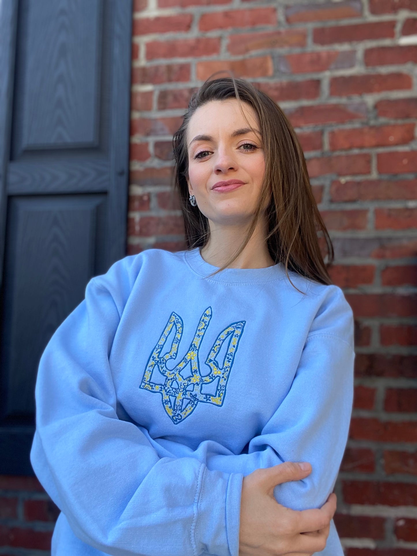 sweatshirt ukrainian big trident