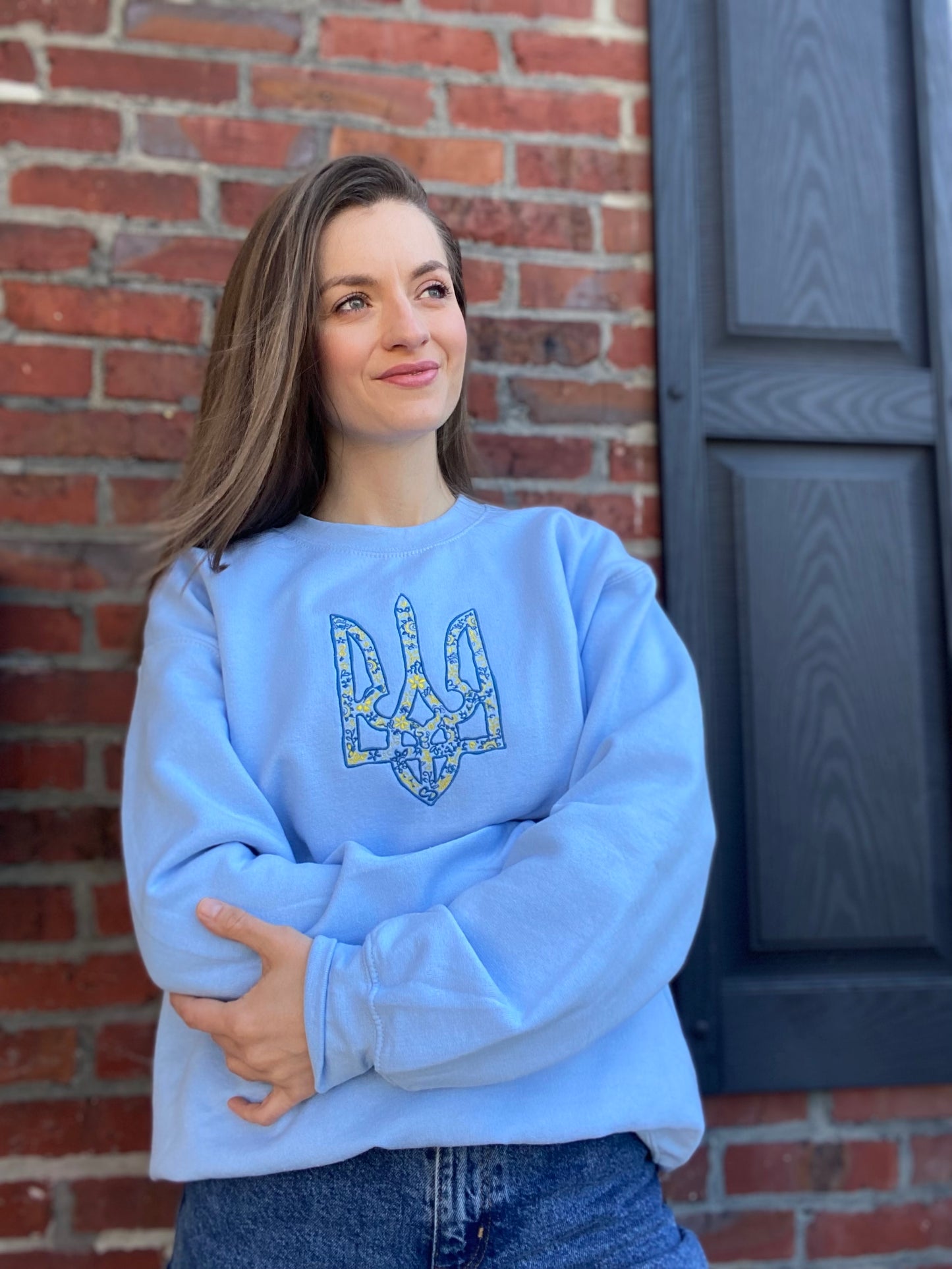 sweatshirt ukrainian big trident