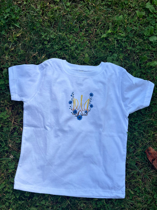 Printed ukrainian kids t-shirt